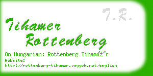 tihamer rottenberg business card